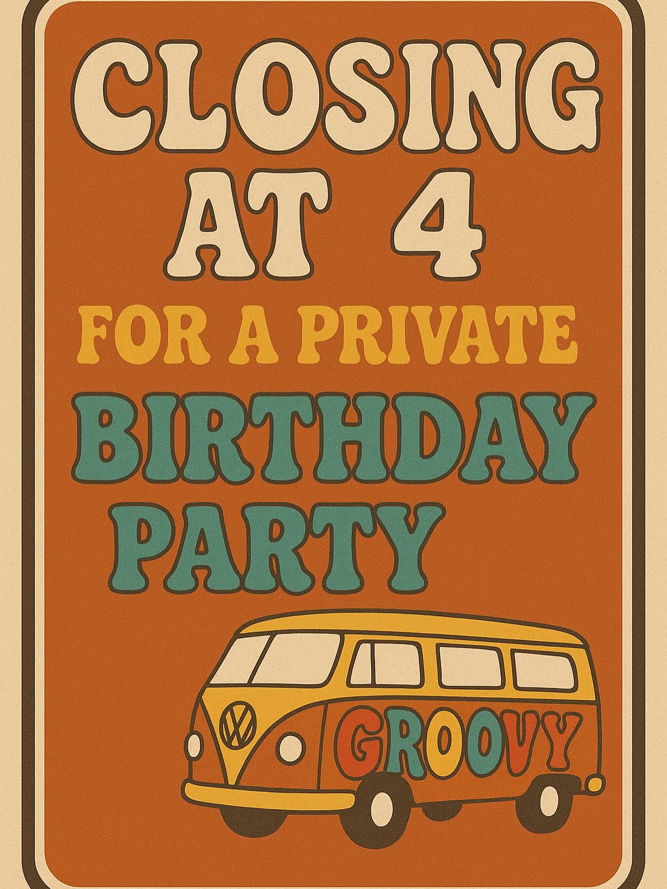 We will be closing at 4 today to celebrate our littlest and her pal turning 2! We will have regular hours tomorrow 1-7. See you then! #downtownlittleton #craftbeer #privateparty #closingearly