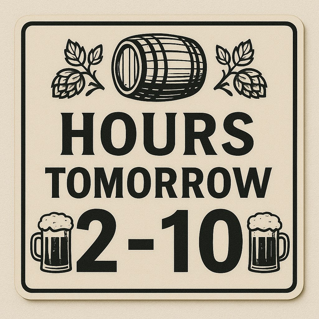 We have shortened hours tomorrow 11/15 as we are celebrating our oldest turning 5! Come on by for a beer on the patio - the forecast calls for patio beers! #craftbeer #downtownlittleton #welovebeer #patiobeers