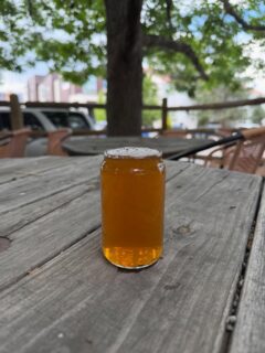 ‼️New beer alert‼️ Come check out the new Delfosse, a refreshing and delightfully peach sour! Open all weekend!