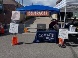 Come grab a beer from us at the Downtown Littleton Block Party tonight 5-10!  Our beverage tent is located near the main stage!!! #downtownlittleton #blockparty #craftbeer